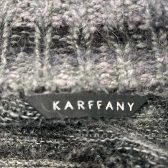 Vintage Boho Alpaca Patchwork Knit Long Vest - Picture 10 of 12